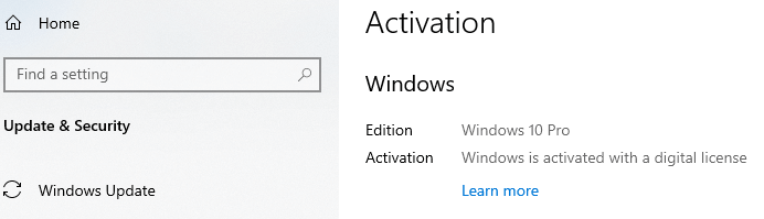 windows 10 activation through command prompt